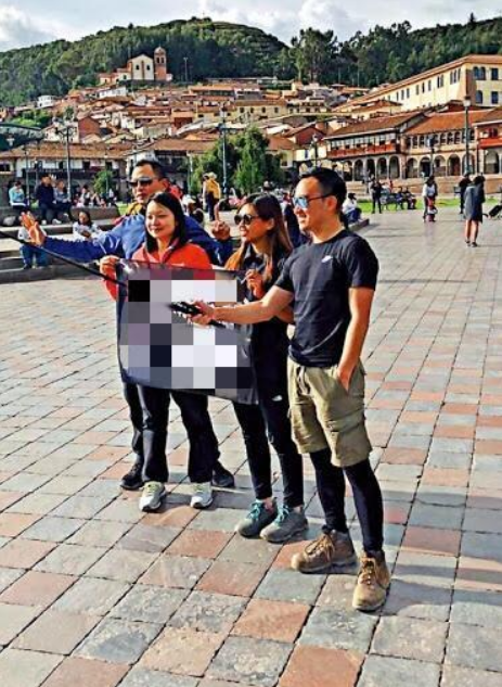 乱港分子在秘鲁宣传